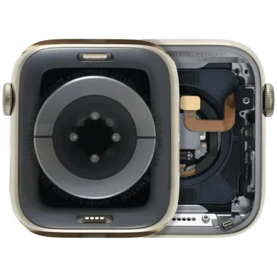 Housing Assembly Compatible For Watch Series 6 (44MM) (Used OEM Pull: Grade A) (Stainless / Gold)