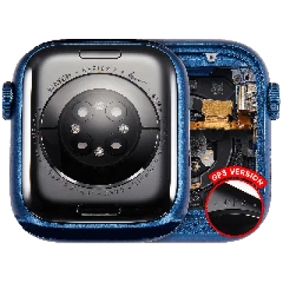 Корпус у зборі (сумісний) для Watch Series 7 (41MM) (Used OEM Pull: Grade A) (GPS Version) (алюміній / синій)