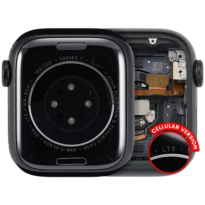 Housing Assembly Compatible For Watch Series 7 (41MM) (Used OEM Pull: Grade A) (Cellular Version) (Aluminum / Green)