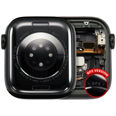 Housing Assembly Compatible For Watch Series 7 (41MM) (Used OEM Pull: Grade A) (GPS Version) (Aluminum / Green)