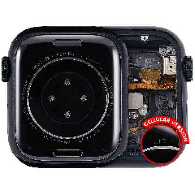 Корпус у зборі (сумісний) для Watch Series 7 (41MM) (Used OEM Pull: Grade A) (Cellular Version) (алюміній / Space Black)