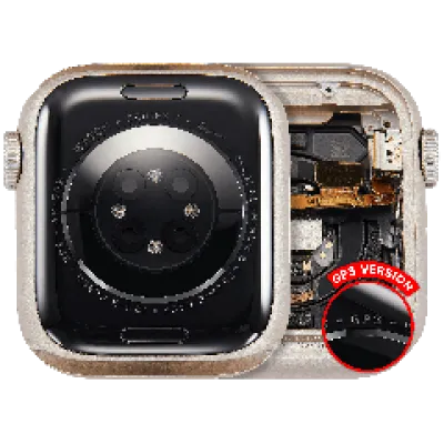 Корпус у зборі (сумісний) для Watch Series 7 (41MM) (Used OEM Pull: Grade A) (GPS Version) (алюміній / Starlight)