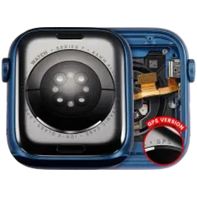 Корпус у зборі (сумісний) для Watch Series 7 (45MM) (Used OEM Pull: Grade A) (GPS Version) (алюміній / синій)