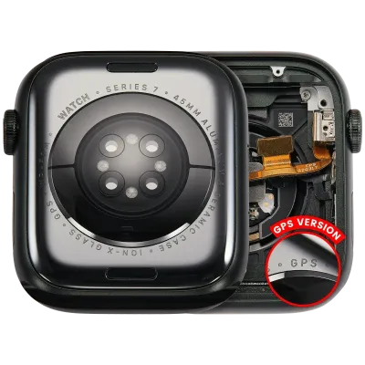 Housing Assembly Compatible For Watch Series 7 (45MM) (Used OEM Pull: Grade A) (GPS Version) (Aluminum / Green)