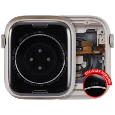 Корпус у зборі (сумісний) для Watch Series 7 (45MM) (Used OEM Pull: Grade A) (Cellular Version) (алюміній / Starlight)
