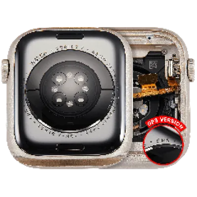 Корпус у зборі (сумісний) для Watch Series 7 (45MM) (Used OEM Pull: Grade A) (GPS Version) (алюміній / Starlight)
