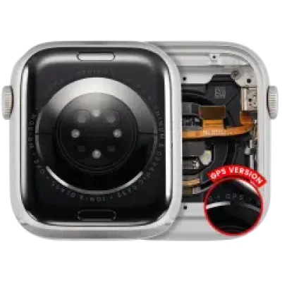 Корпус у зборі (сумісний) для Watch Series 8 (45MM) (Used OEM Pull: Grade A) (GPS Version) (алюміній / сріблястий)