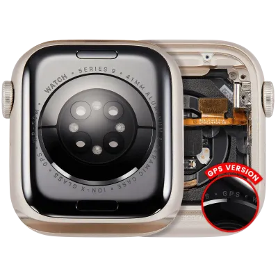 Корпус у зборі (сумісний) для Watch Series 9 (41MM) (Used OEM Pull: Grade A) (GPS Version) (алюміній / Starlight)
