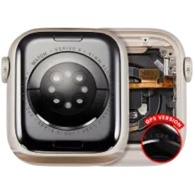 Корпус у зборі (сумісний) для Watch Series 9 (41MM) (Used OEM Pull: Grade A) (GPS Version) (алюміній / Starlight)