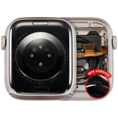 Корпус у зборі (сумісний) для Watch Series 9 (45MM) (Used OEM Pull: Grade A) (GPS Version) (алюміній / Starlight)