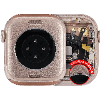 Корпус у зборі (сумісний) для Watch Series 10 (42MM) (Used OEM Pull: Grade A) (Cellular Version) (алюміній / рожеве золото)