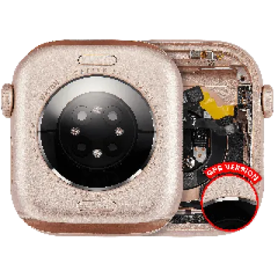Корпус у зборі (сумісний) для Watch Series 10 (42MM) (Used OEM Pull: Grade A) (GPS Version) (алюміній / рожеве золото)