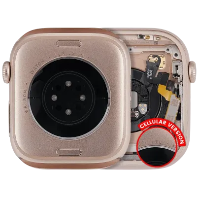Housing Assembly Compatible For Watch Series 10 (46MM) (Used OEM Pull: Grade A) (Cellular Version) (Aluminum / Rose Gold)
