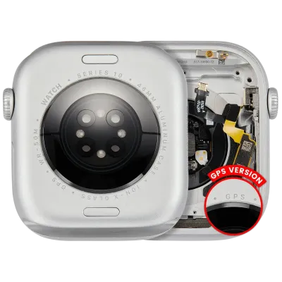 Housing Assembly Compatible For Watch Series 10 (46MM) (Used OEM Pull: Grade A) (GPS Version) (Aluminum / Silver)