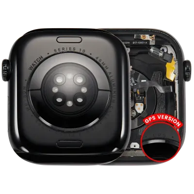 Housing Assembly Compatible For Watch Series 10 (46MM) (Used OEM Pull: Grade A) (GPS Version) (Aluminum / Jet Black)