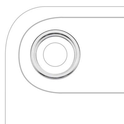 Рамка основної камери для iPhone Air (Cloud White)