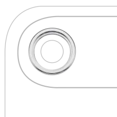 Рамка основної камери для iPhone Air (Cloud White)