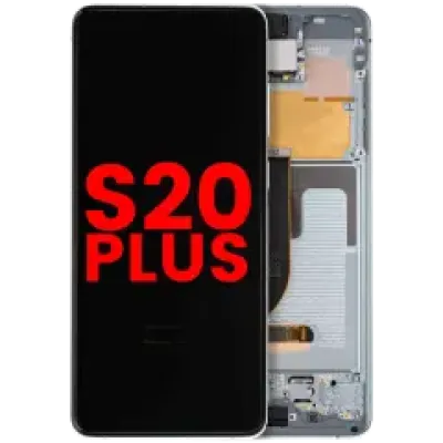 Дисплейний модуль OLED для Samsung Galaxy S20 Plus 5G (Aftermarket Plus) (Cloud Blue)