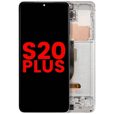 Дисплейний модуль OLED для Samsung Galaxy S20 Plus 5G (Aftermarket Plus) (Cloud White)