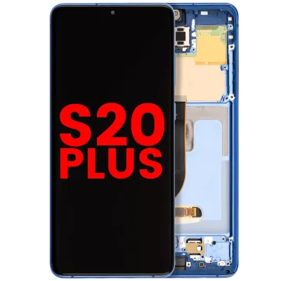 Дисплейний модуль OLED для Samsung Galaxy S20 Plus 5G (Aftermarket Plus) (Aura Blue)