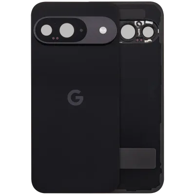 Задня кришка зі склом камери для Google Pixel 9 (Used OEM Pull: Grade A) (Obsidian)