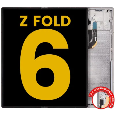 Внутрішній дисплейний модуль OLED для Samsung Galaxy Z Fold 6 5G (US & International) (Refurbished) (Silver Shadow)
