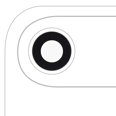 Скло основної камери з проклейкою (сумісне) для iPhone Air (Premium) (Sky Blue)