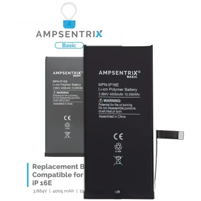 Replacement Battery For iPhone 16e / 17e (Basic grade)