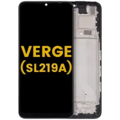 Дисплейний модуль із рамкою для Cricket Outlast 5G (SN509C) / AT&T Motivate Pro 5G (SN509A) / Cricket Icon 6 (SL219C) / AT&T Verge (SL219A) (Refurbished) (всі кольори)