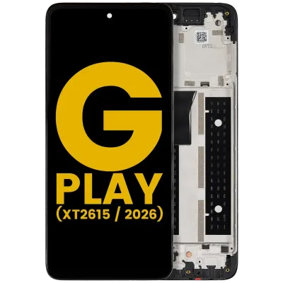LCD Assembly With Frame For Motorola Moto G Play (XT2615 / 2026) (Refurbished) (All Colors)
