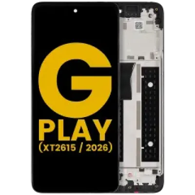 Дисплейний модуль (LCD) з рамкою для Motorola Moto G Play (XT2615 / 2026) (Refurbished) (All Colors)