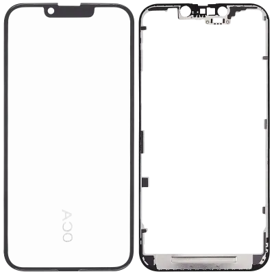 OCA Master 3-in-1 (скло з OCA встановленим + рамка) для iPhone 16e / 17e
