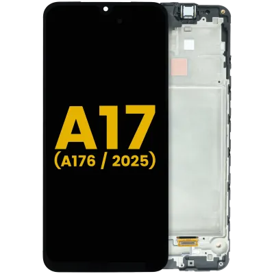 Дисплейний модуль (OLED) з рамкою для Samsung Galaxy A17 5G (A176 / 2025) (Refurbished) (всі кольори)