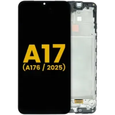 Дисплейний модуль (OLED) з рамкою для Samsung Galaxy A17 5G (A176 / 2025) (Refurbished) (всі кольори)