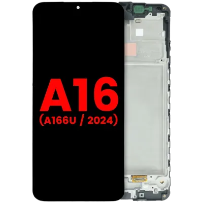 Дисплейний модуль (OLED) з рамкою для Samsung Galaxy A16 5G (A166U / 2024) (US версія) (Aftermarket Plus) (всі кольори)