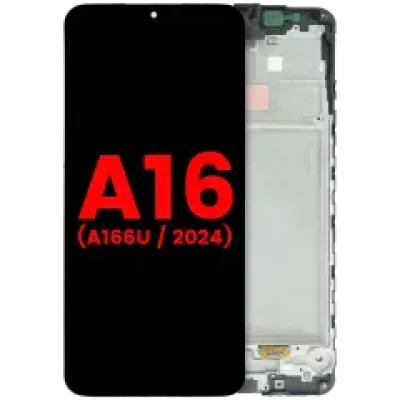 Дисплейний модуль (OLED) з рамкою для Samsung Galaxy A16 5G (A166U / 2024) (US версія) (Aftermarket Plus) (всі кольори)