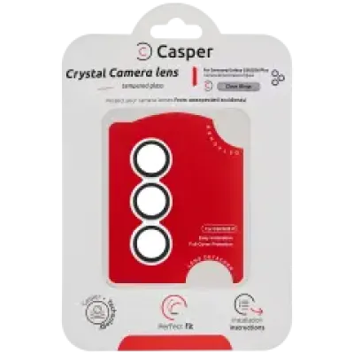 Захисник скла камери Casper для Samsung Galaxy S26 / S26 Plus (Clear Rings)