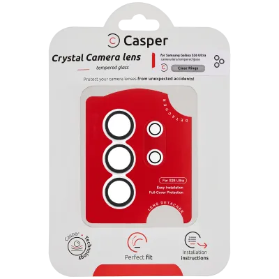 Захисник скла камери Casper для Samsung Galaxy S26 Ultra (Clear Rings)