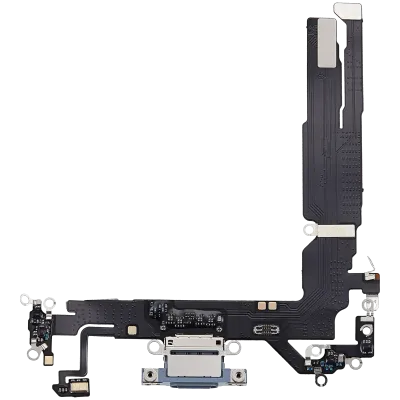 Charging Port Flex Cable For iPhone 17 (Aftermarket Plus) (Mist Blue)