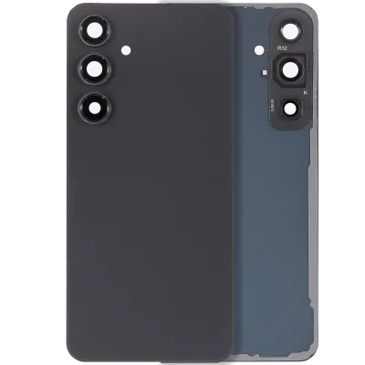 Задня кришка зі склом камери для Samsung Galaxy S24 FE (No Logo) (Aftermarket Plus) (графітовий)