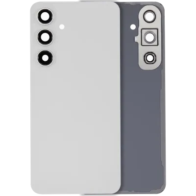 Задня кришка зі склом камери для Samsung Galaxy S24 FE (No Logo) (Aftermarket Plus) (сірий)