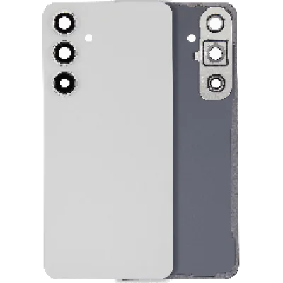 Задня кришка зі склом камери для Samsung Galaxy S24 FE (No Logo) (Aftermarket Plus) (сірий)