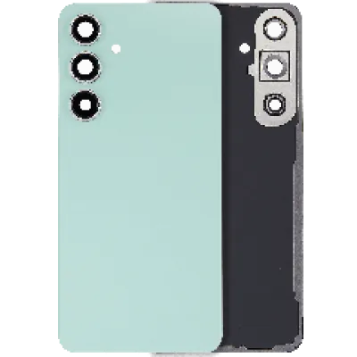 Задня кришка зі склом камери для Samsung Galaxy S24 FE (No Logo) (Aftermarket Plus) (м'ятний)