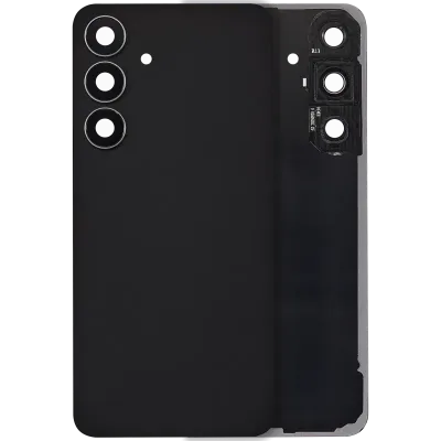 Задня кришка зі склом камери для Samsung Galaxy S25 FE (No Logo) (Aftermarket Plus) (Jetblack)