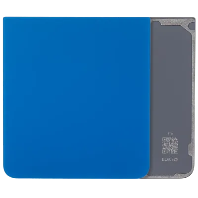 Задня кришка зі склом камери для Samsung Galaxy Z Flip 7 5G (No Logo) (Aftermarket Plus) (Blue Shadow)