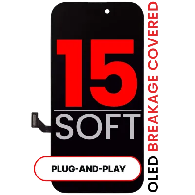 Дисплейний модуль (OLED) для iPhone 15 (Aftermarket Pro: XO7 3.0 Soft)