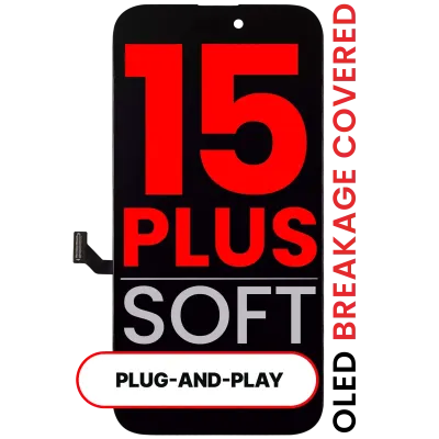 Дисплейний модуль (OLED) для iPhone 15 Plus (Aftermarket Pro: XO7 3.0 Soft)