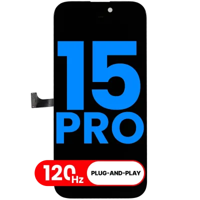 Дисплейний модуль для iPhone 15 Pro (Aftermarket: AQ7 3.0) (120HZ)