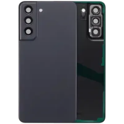 Задня кришка зі склом камери для Samsung Galaxy S21 FE 5G (No Logo) (Aftermarket Plus) (графітовий)