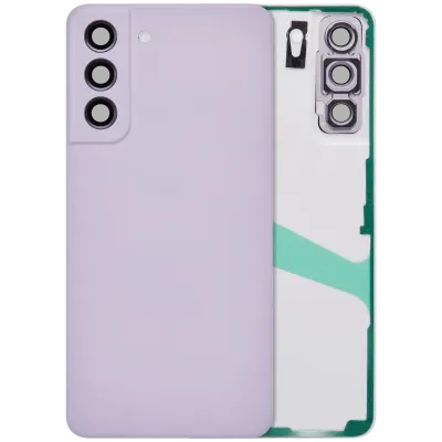 Задня кришка зі склом камери для Samsung Galaxy S21 FE 5G (No Logo) (Aftermarket Plus) (Lavender)